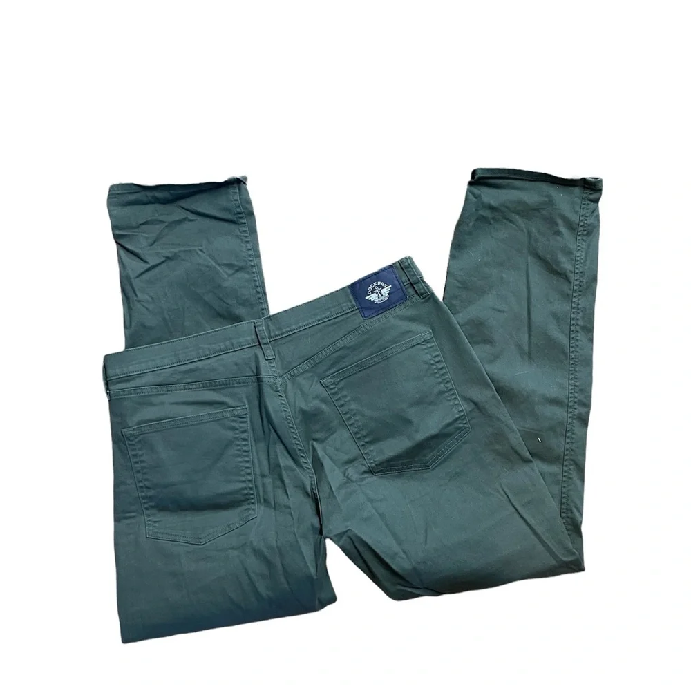 Dockers Green Chinos with Straight Legs
